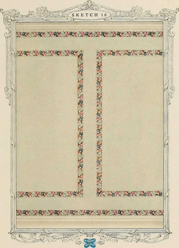 An illustration from Home decoration, 1917 / Alfred Peats Co., 1917, leaf 12