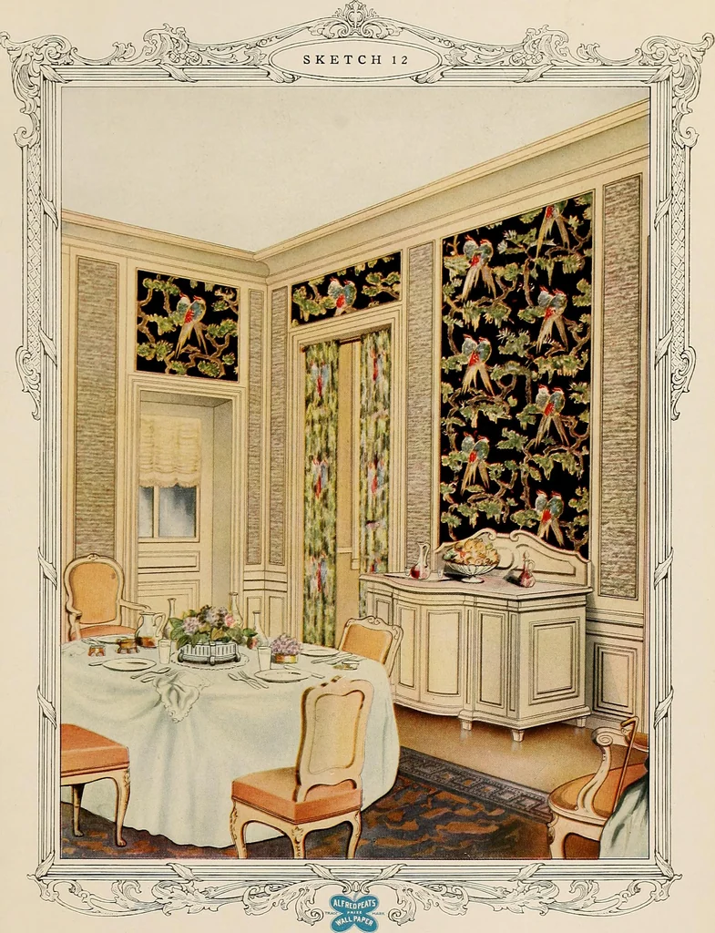 An illustration from Home decoration, 1917 / Alfred Peats Co., 1917, leaf 14