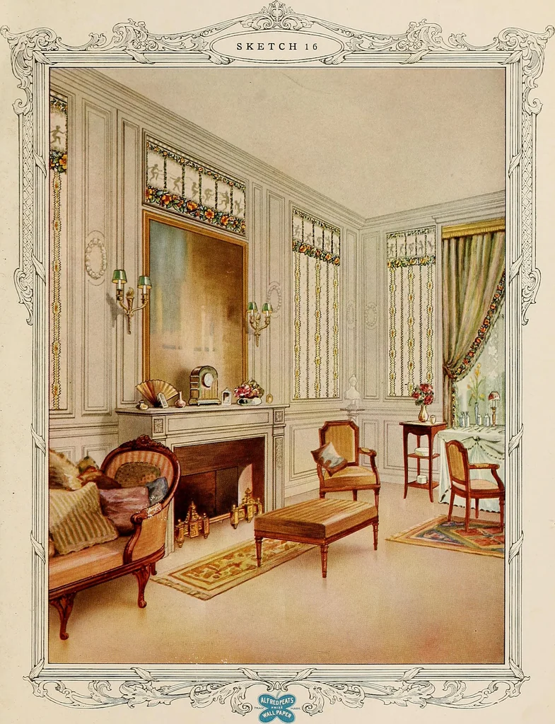 An illustration from Home decoration, 1917 / Alfred Peats Co., 1917, leaf 18