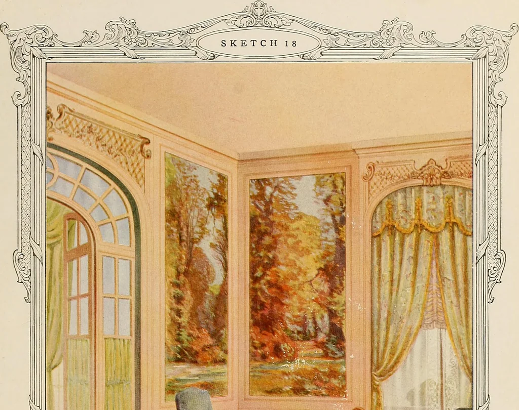 An illustration from Home decoration, 1917 / Alfred Peats Co., 1917, leaf 20