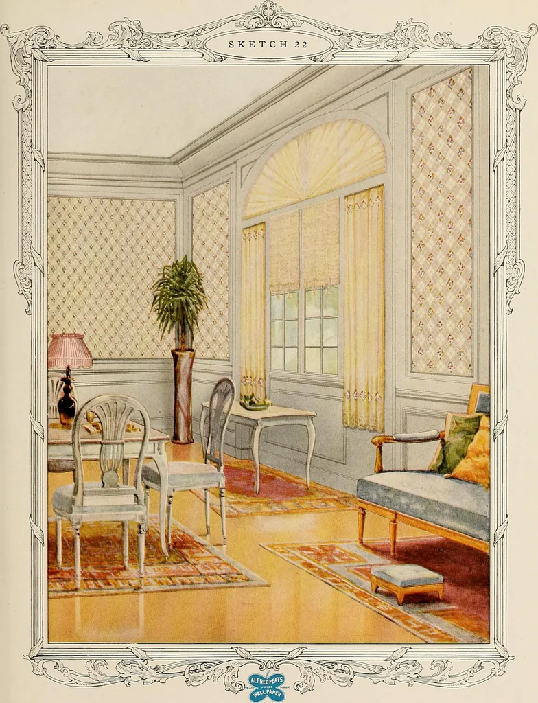 An illustration from Home decoration, 1917 / Alfred Peats Co., 1917, leaf 24