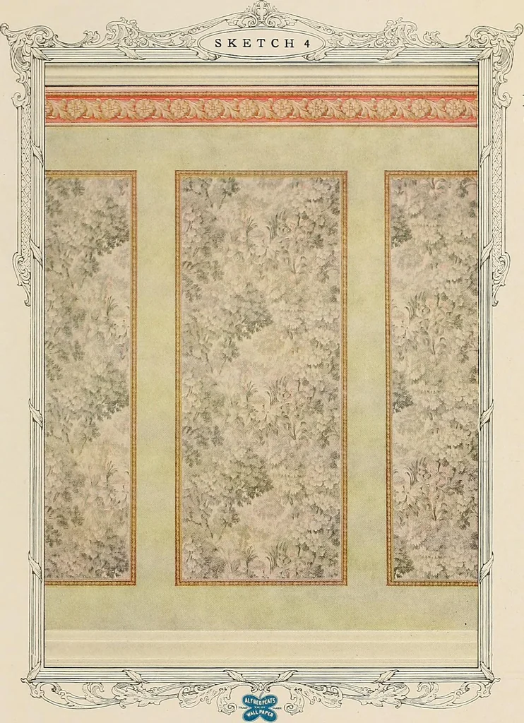 An illustration from Home decoration, 1917 / Alfred Peats Co., 1917, leaf 6