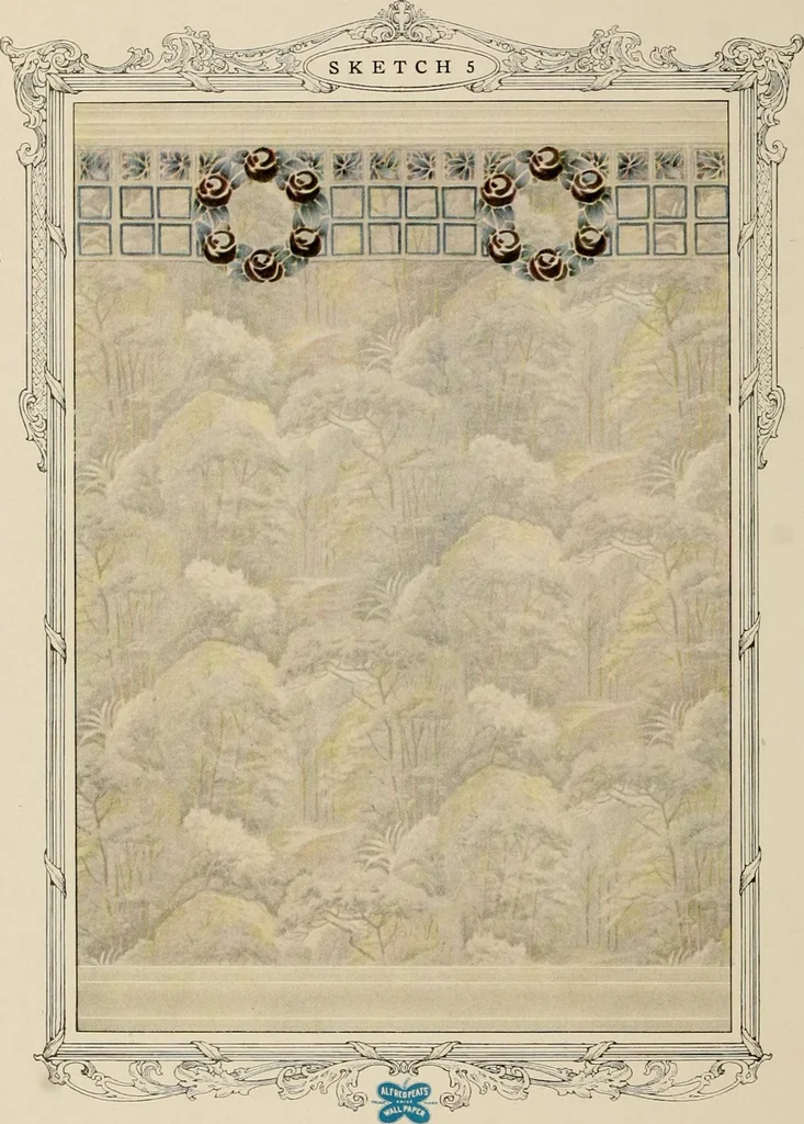 An illustration from Home decoration, 1917 / Alfred Peats Co., 1917, leaf 7