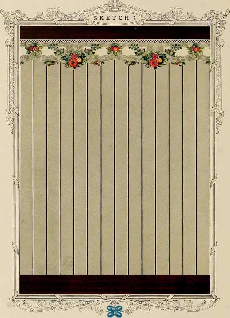 An illustration from Home decoration, 1917 / Alfred Peats Co., 1917, leaf 9