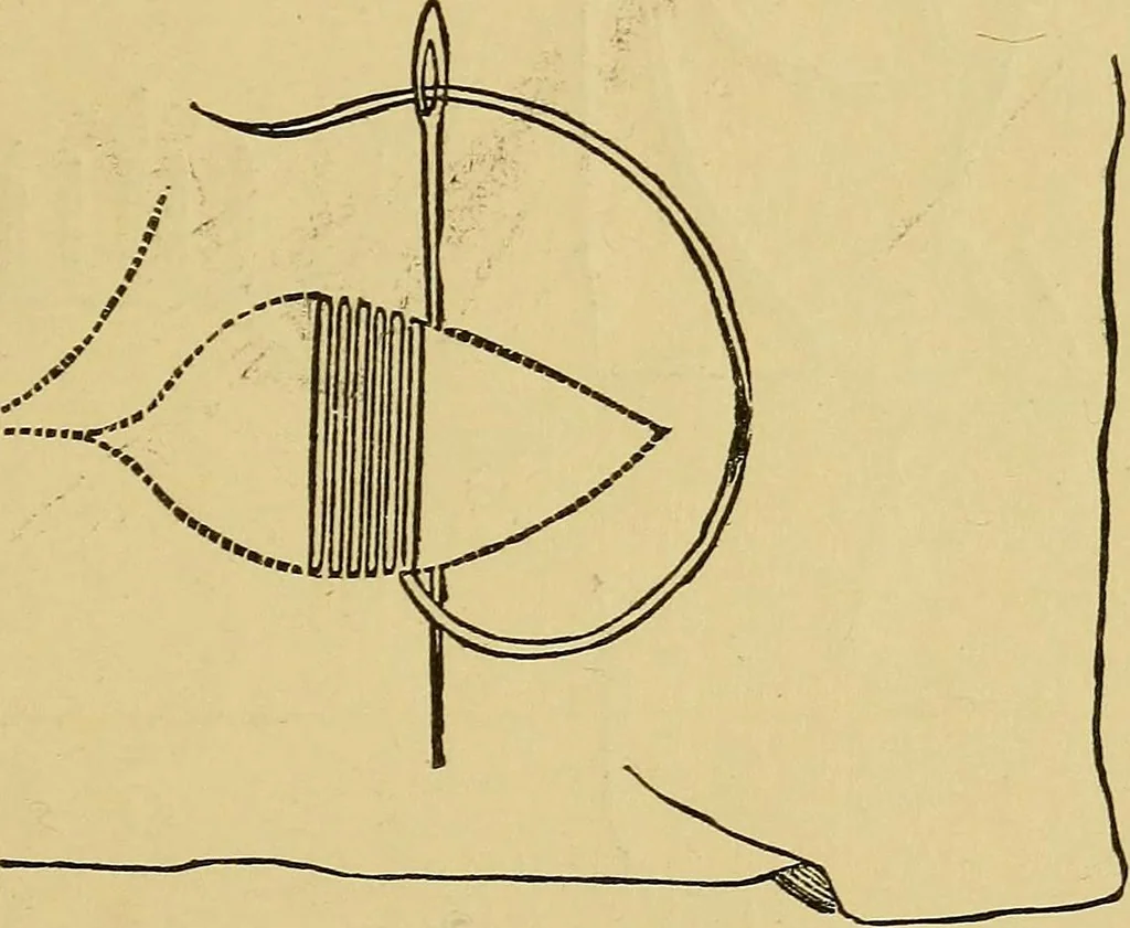 An illustration from Home decoration: art needle-work and embroidery; painting on silk, satin, and velvet; panel-painting; and wood-carving, 1881, leaf 32