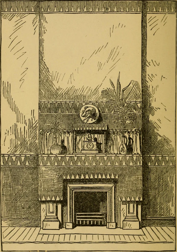 An illustration from Home decoration: art needle-work and embroidery; painting on silk, satin, and velvet; panel-painting; and wood-carving, 1881, leaf 5