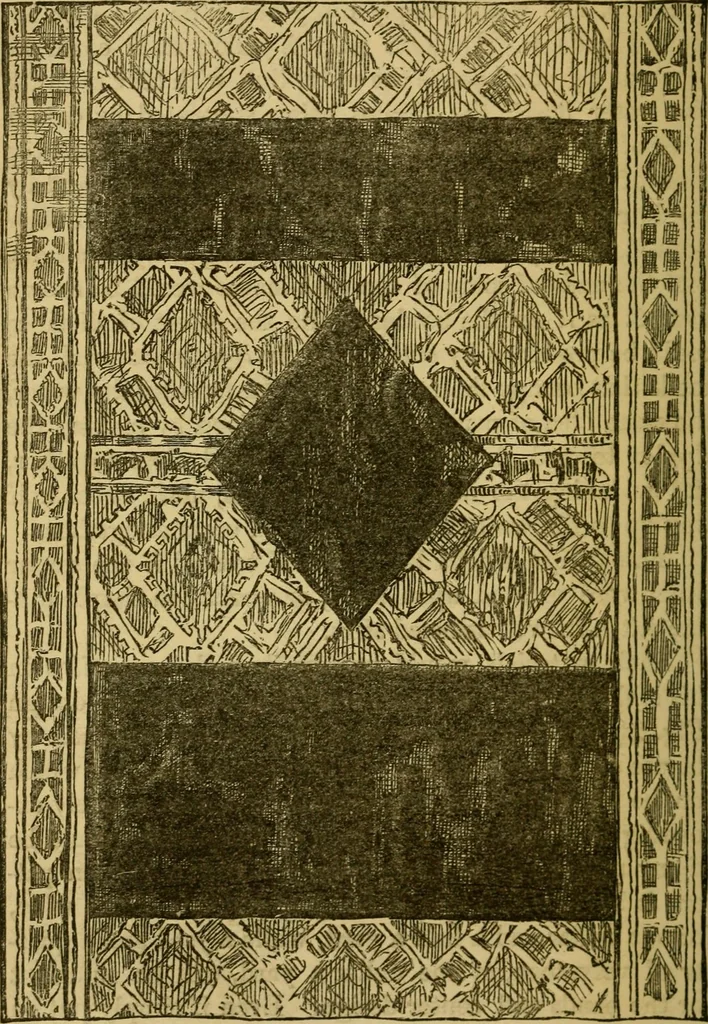 An illustration from Home decoration: art needle-work and embroidery; painting on silk, satin, and velvet; panel-painting; and wood-carving, 1881, leaf 55