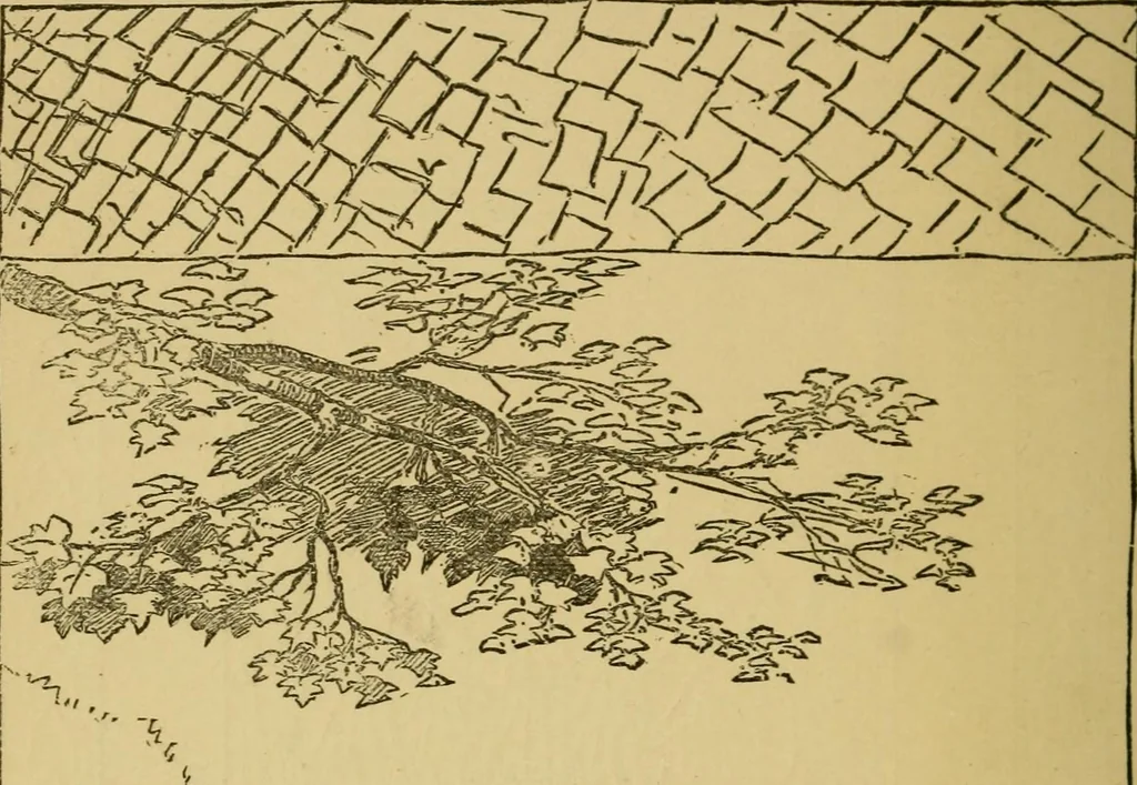 An illustration from Home decoration: art needle-work and embroidery; painting on silk, satin, and velvet; panel-painting; and wood-carving, 1881, leaf 59