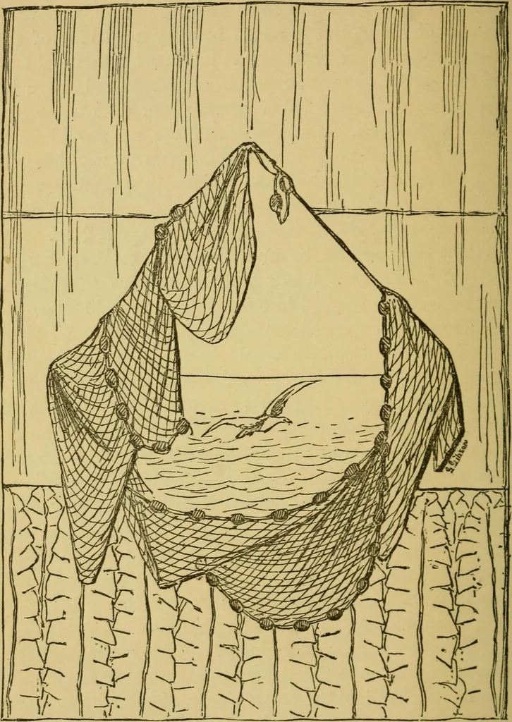 An illustration from Home decoration: art needle-work and embroidery; painting on silk, satin, and velvet; panel-painting; and wood-carving, 1881, leaf 61