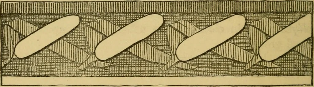 An illustration from Home decoration: art needle-work and embroidery; painting on silk, satin, and velvet; panel-painting; and wood-carving, 1881, leaf 65
