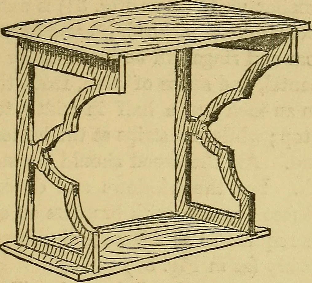 An illustration from Home decoration: art needle-work and embroidery; painting on silk, satin, and velvet; panel-painting; and wood-carving, 1881, leaf 66