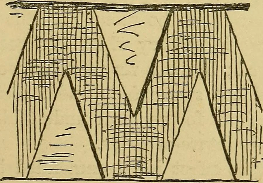 An illustration from Home decoration: art needle-work and embroidery; painting on silk, satin, and velvet; panel-painting; and wood-carving, 1881, leaf 66