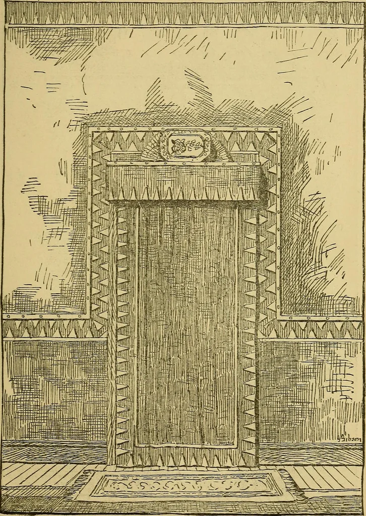 An illustration from Home decoration: art needle-work and embroidery; painting on silk, satin, and velvet; panel-painting; and wood-carving, 1881, leaf 68