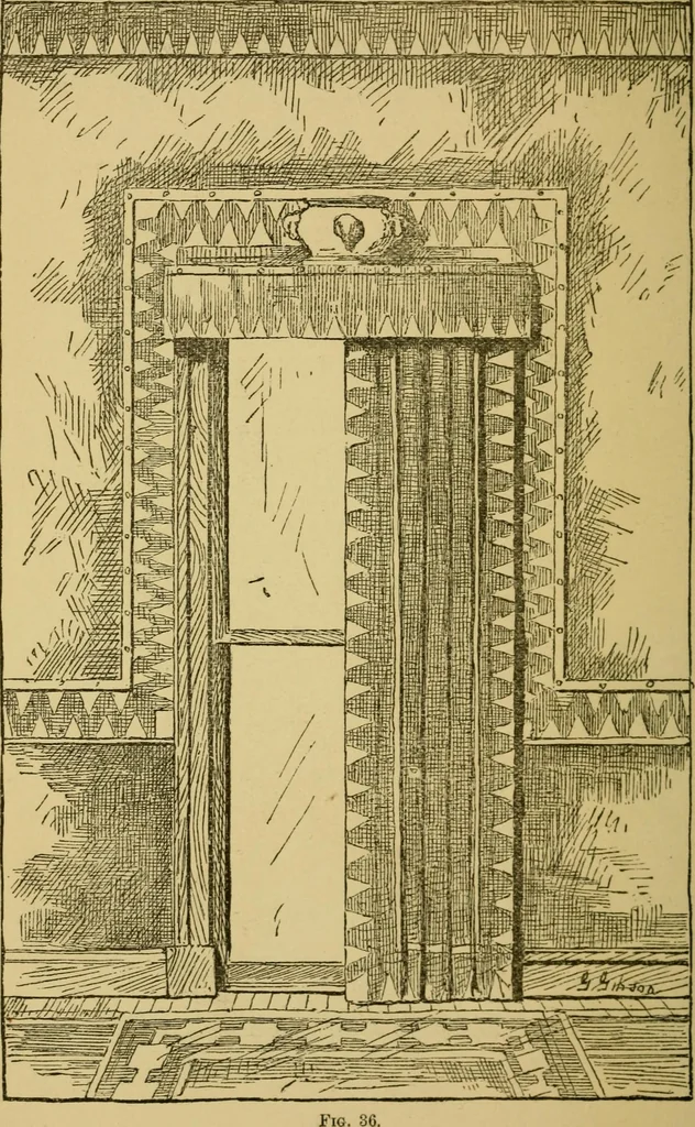 An illustration from Home decoration: art needle-work and embroidery; painting on silk, satin, and velvet; panel-painting; and wood-carving, 1881, leaf 69