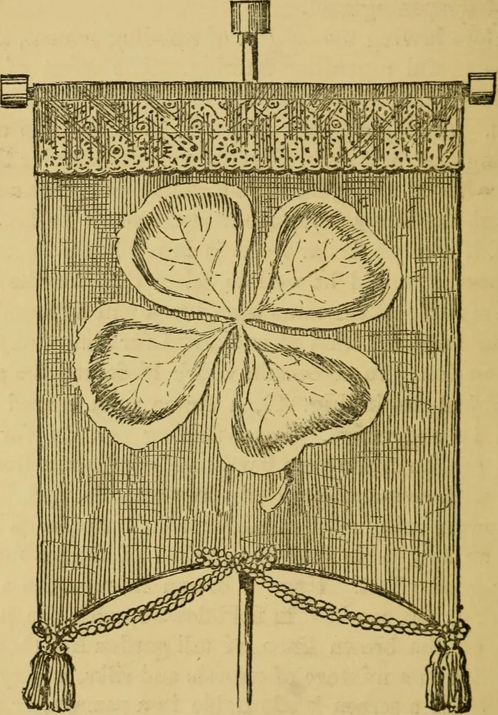 An illustration from Home decoration: art needle-work and embroidery; painting on silk, satin, and velvet; panel-painting; and wood-carving, 1881, leaf 83