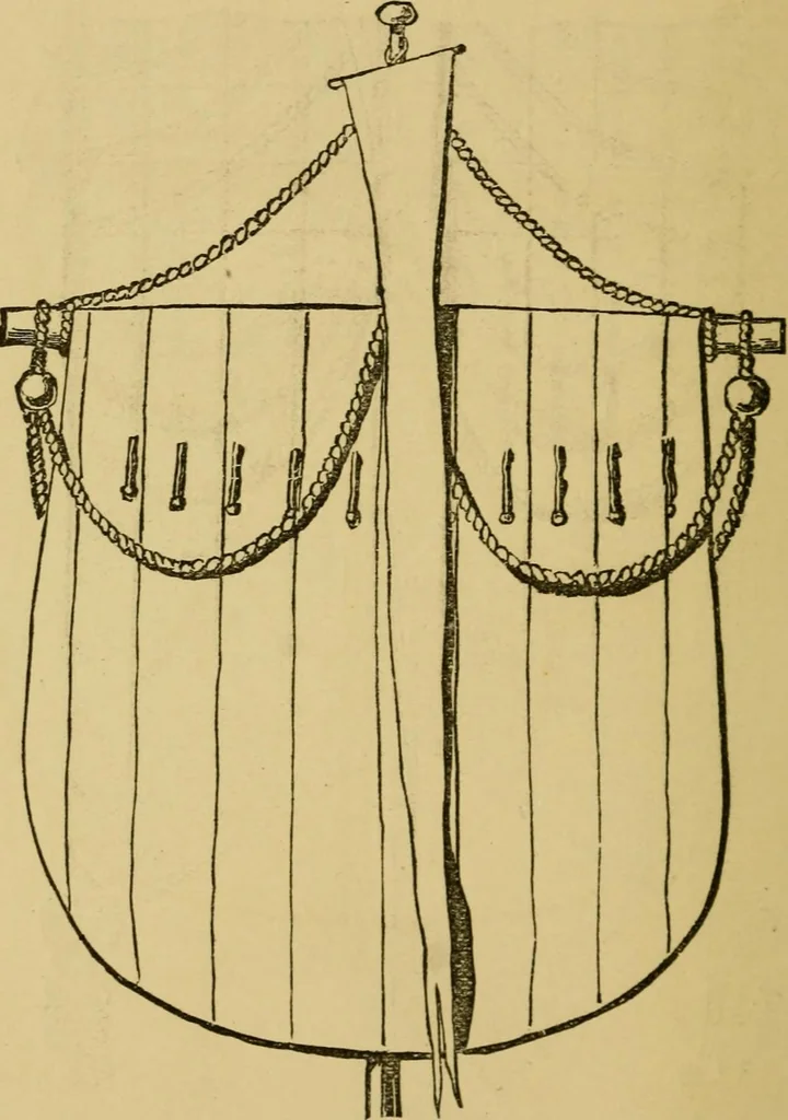 An illustration from Home decoration: art needle-work and embroidery; painting on silk, satin, and velvet; panel-painting; and wood-carving, 1881, leaf 89