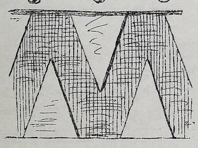 An illustration from Home decoration: art needle-work and embroidery; painting on silk, satin, and velvet; panel-painting; and wood-carving, 1881, leaf 65
