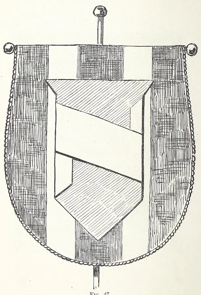 An illustration from Home decoration: art needle-work and embroidery; painting on silk, satin, and velvet; panel-painting; and wood-carving, 1881, leaf 86