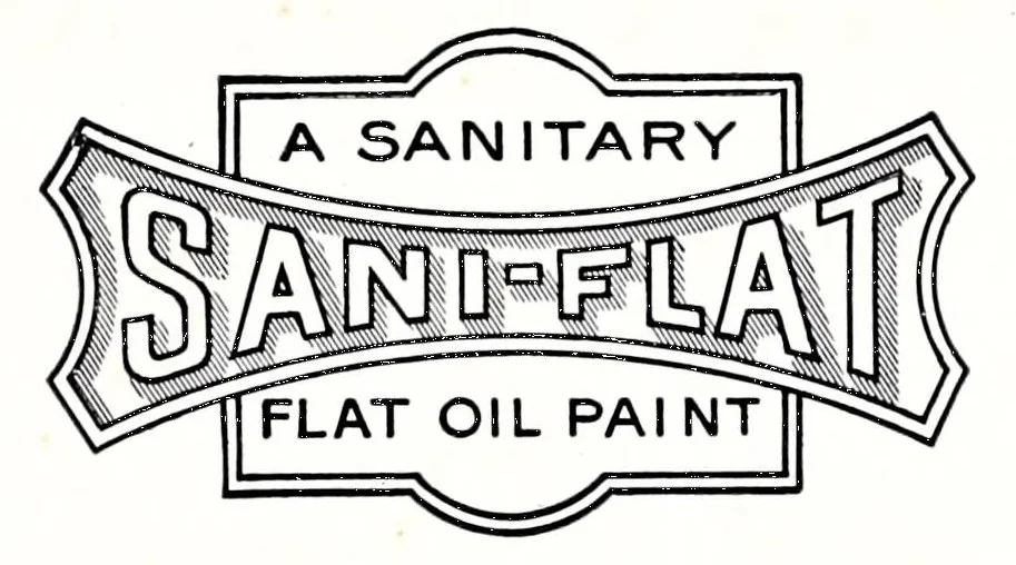 An illustration from Home decorative interior suggestions : Sani-flat, a sanitary flat oil paint., 1910, leaf 3