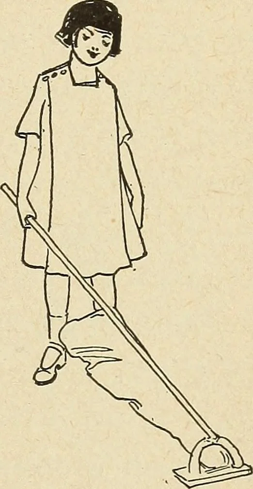 An illustration from The home and the family; an elementary textbook of home making, 1917, leaf 134