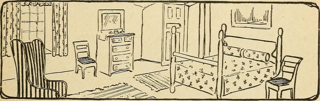 An illustration from The home and the family; an elementary textbook of home making, 1917, leaf 14