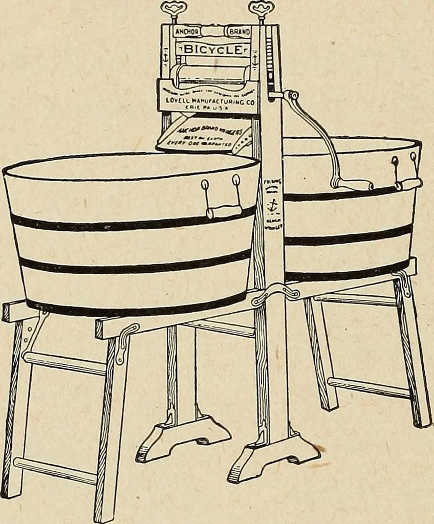 An illustration from The home and the family; an elementary textbook of home making, 1917, leaf 155