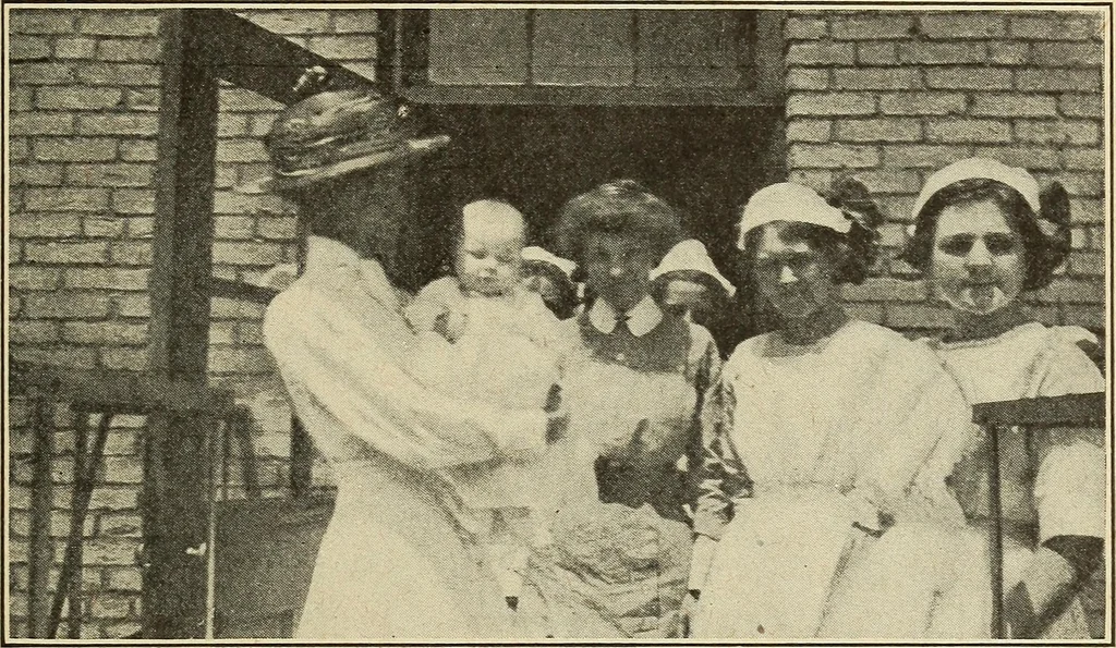 An illustration from The home and the family; an elementary textbook of home making, 1917, leaf 176