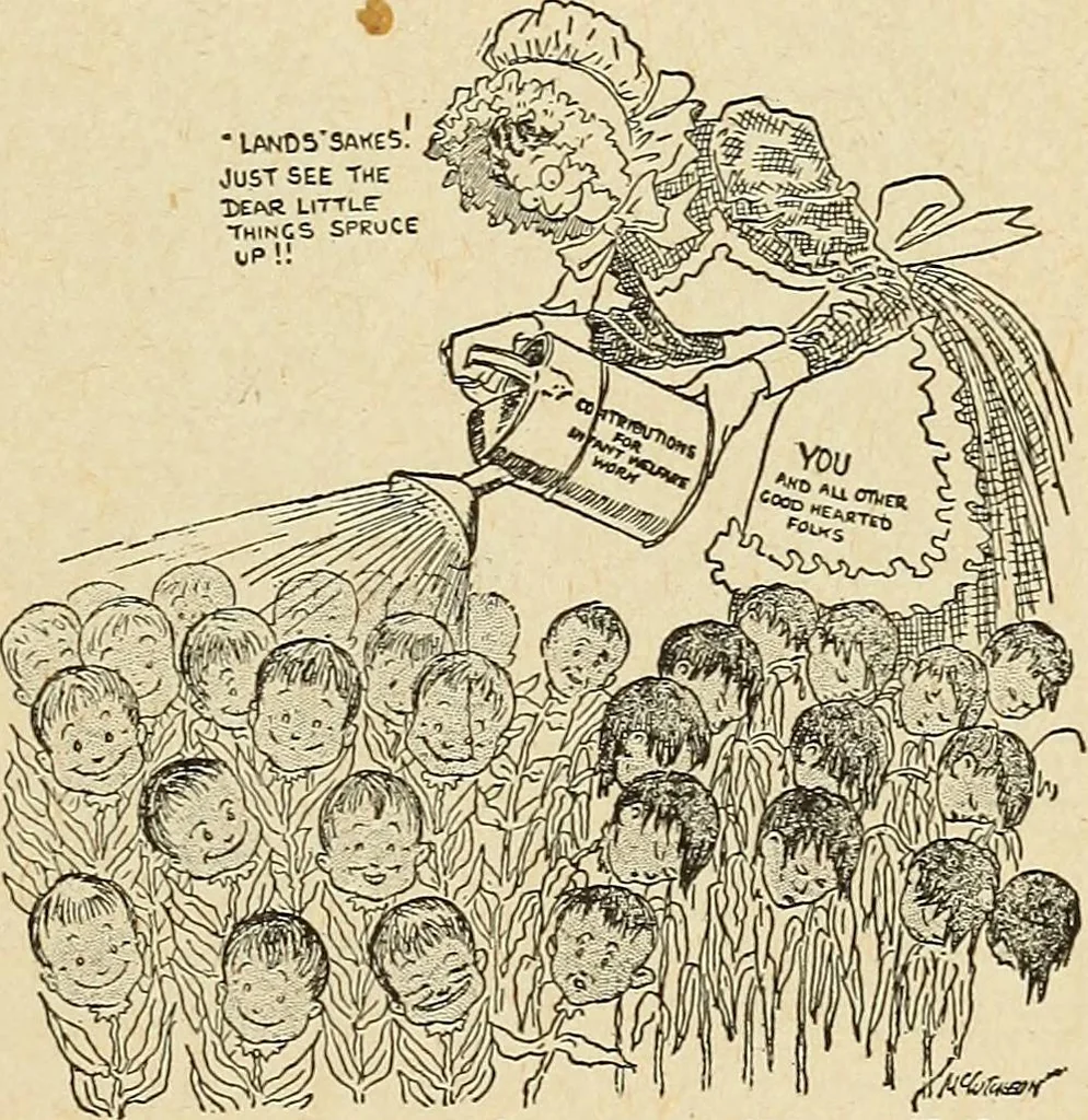 An illustration from The home and the family; an elementary textbook of home making, 1917, leaf 220