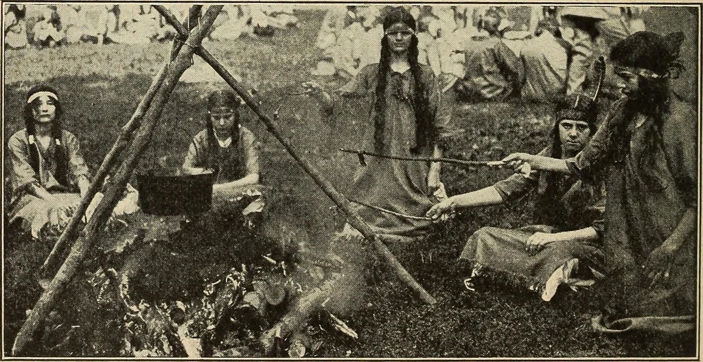 An illustration from The home and the family; an elementary textbook of home making, 1917, leaf 239