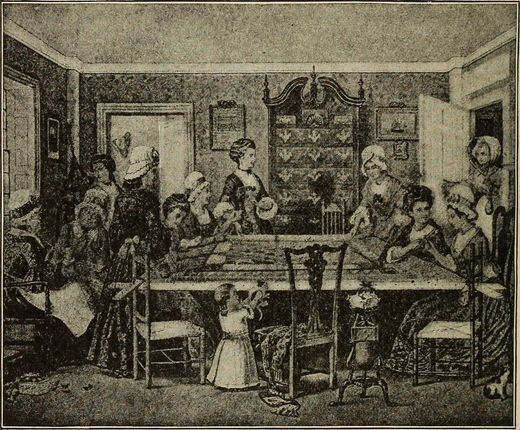 An illustration from The home and the family; an elementary textbook of home making, 1917, leaf 247