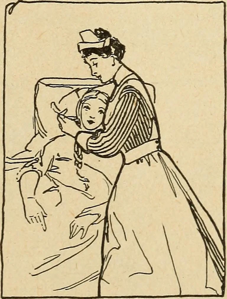An illustration from The home and the family; an elementary textbook of home making, 1917, leaf 286