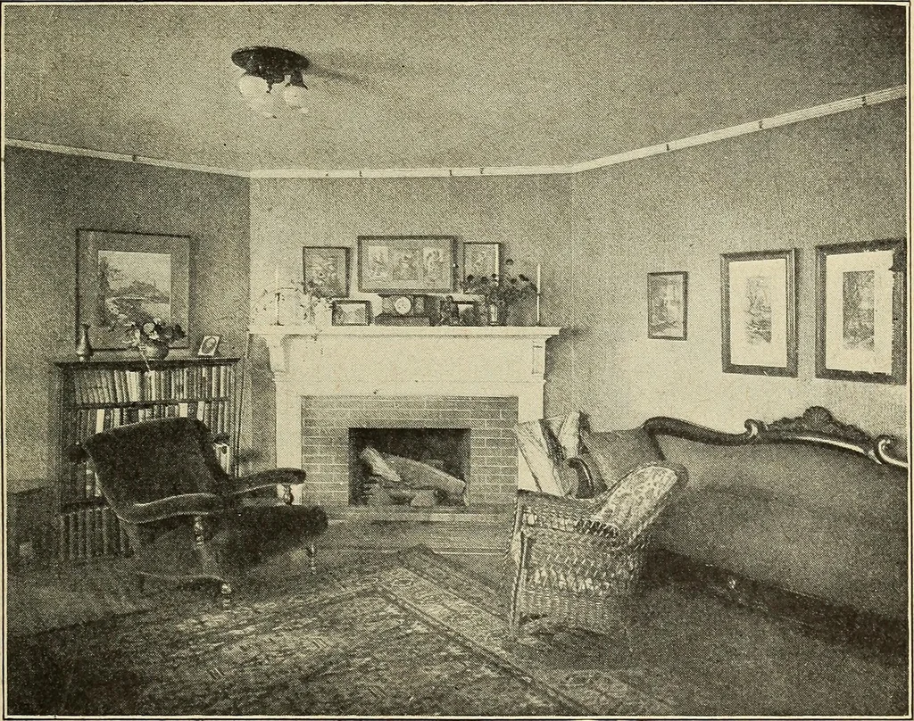 An illustration from The home and the family; an elementary textbook of home making, 1917, leaf 60