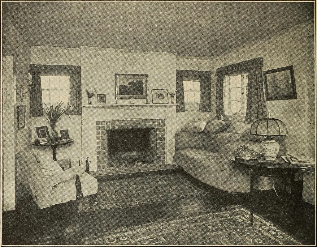 An illustration from The home and the family; an elementary textbook of home making, 1917, leaf 61