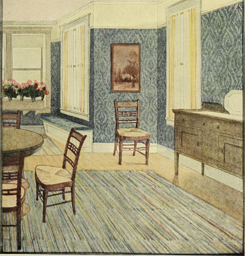 An illustration from The home and the family; an elementary textbook of home making, 1917, leaf 90