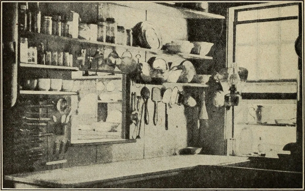 An illustration from The home and the family; an elementary textbook of home making, 1917, leaf 95