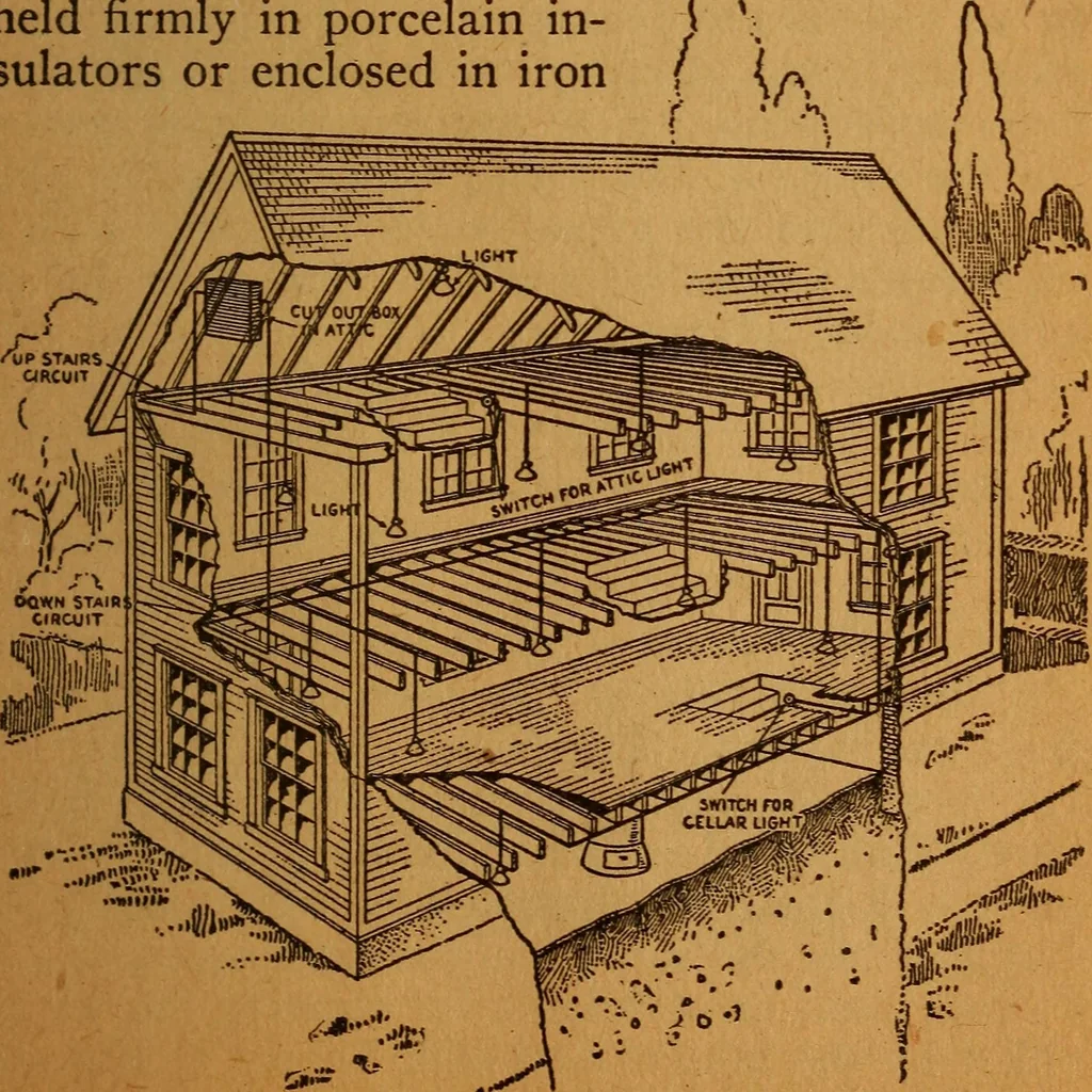 An illustration from Home-farm power and lighting, a book of helpful instruction on the installation, 1920, leaf 94