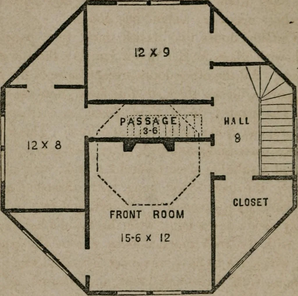 An illustration from A home for all; or, The gravel wall and octagon mode of building .., 1854, leaf 119