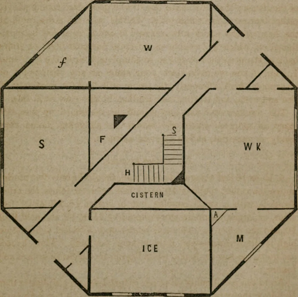 An illustration from A home for all; or, The gravel wall and octagon mode of building .., 1854, leaf 180