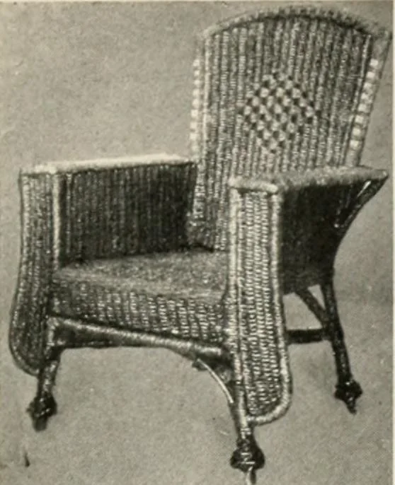 An illustration from Home furnishing; facts and figures about furniture, carpets and rugs, lamps and lighting fixtures, wall papers, window shades and draperies, tapestries, etc., 1913, leaf 170