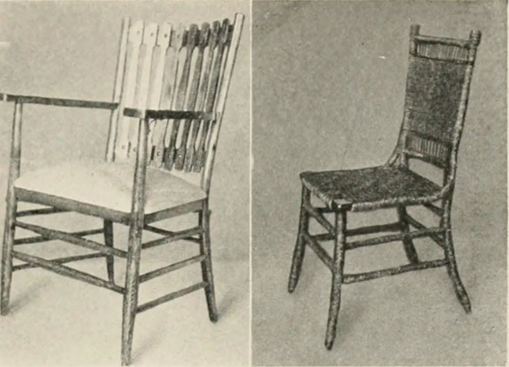 An illustration from Home furnishing; facts and figures about furniture, carpets and rugs, lamps and lighting fixtures, wall papers, window shades and draperies, tapestries, etc., 1913, leaf 174