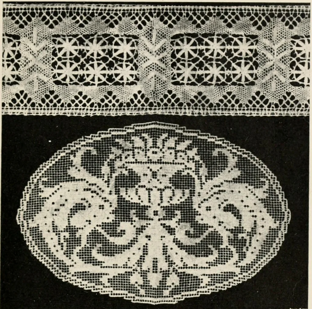 An illustration from Home furnishing; facts and figures about furniture, carpets and rugs, lamps and lighting fixtures, wall papers, window shades and draperies, tapestries, etc., 1913, leaf 202
