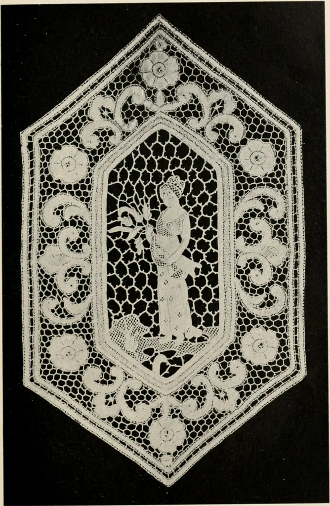 An illustration from Home furnishing; facts and figures about furniture, carpets and rugs, lamps and lighting fixtures, wall papers, window shades and draperies, tapestries, etc., 1913, leaf 206