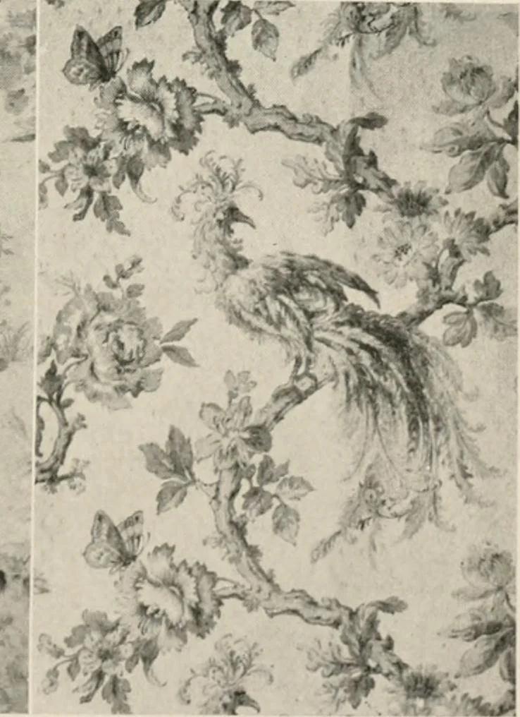 An illustration from Home furnishing; facts and figures about furniture, carpets and rugs, lamps and lighting fixtures, wall papers, window shades and draperies, tapestries, etc., 1913, leaf 222