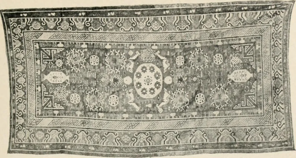 An illustration from Home furnishing; facts and figures about furniture, carpets and rugs, lamps and lighting fixtures, wall papers, window shades and draperies, tapestries, etc., 1913, leaf 52