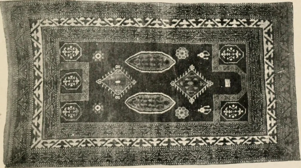 An illustration from Home furnishing; facts and figures about furniture, carpets and rugs, lamps and lighting fixtures, wall papers, window shades and draperies, tapestries, etc., 1913, leaf 52