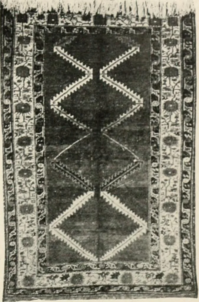 An illustration from Home furnishing; facts and figures about furniture, carpets and rugs, lamps and lighting fixtures, wall papers, window shades and draperies, tapestries, etc., 1913, leaf 58