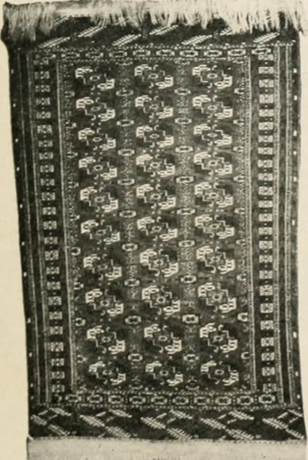 An illustration from Home furnishing; facts and figures about furniture, carpets and rugs, lamps and lighting fixtures, wall papers, window shades and draperies, tapestries, etc., 1913, leaf 58