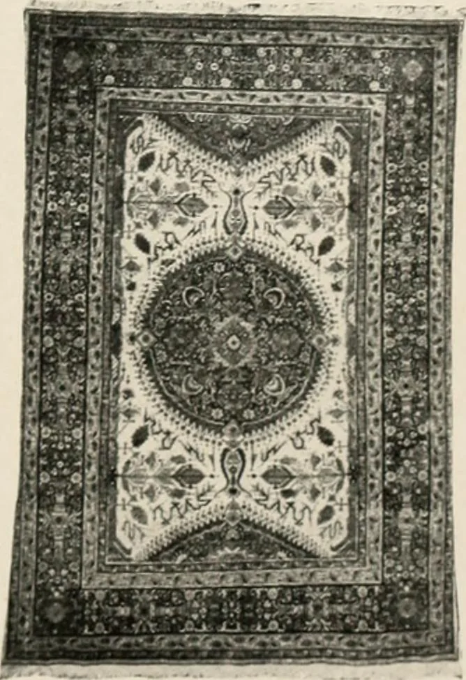 An illustration from Home furnishing; facts and figures about furniture, carpets and rugs, lamps and lighting fixtures, wall papers, window shades and draperies, tapestries, etc., 1913, leaf 58