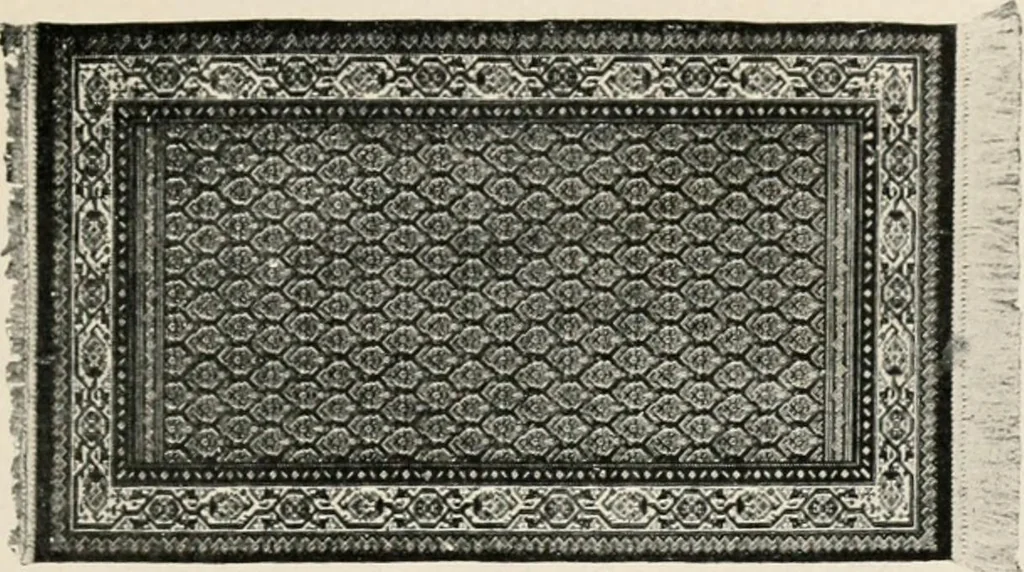 An illustration from Home furnishing; facts and figures about furniture, carpets and rugs, lamps and lighting fixtures, wall papers, window shades and draperies, tapestries, etc., 1913, leaf 92