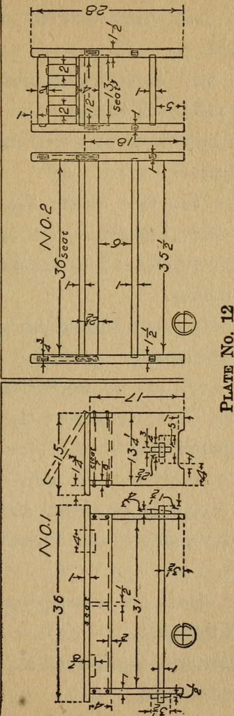 An illustration from Home furniture making, for amateur wood workers, manual training schools and students .., 1910, leaf 130